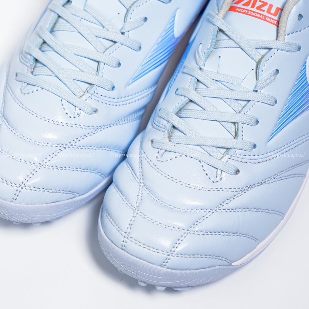 Giày đá bóng cỏ nhân tạo Mizuno Morelia Neo V Pro TF Serene Spark - Blue Finch/Cornflower Blue/Lava Orange P1GD268422