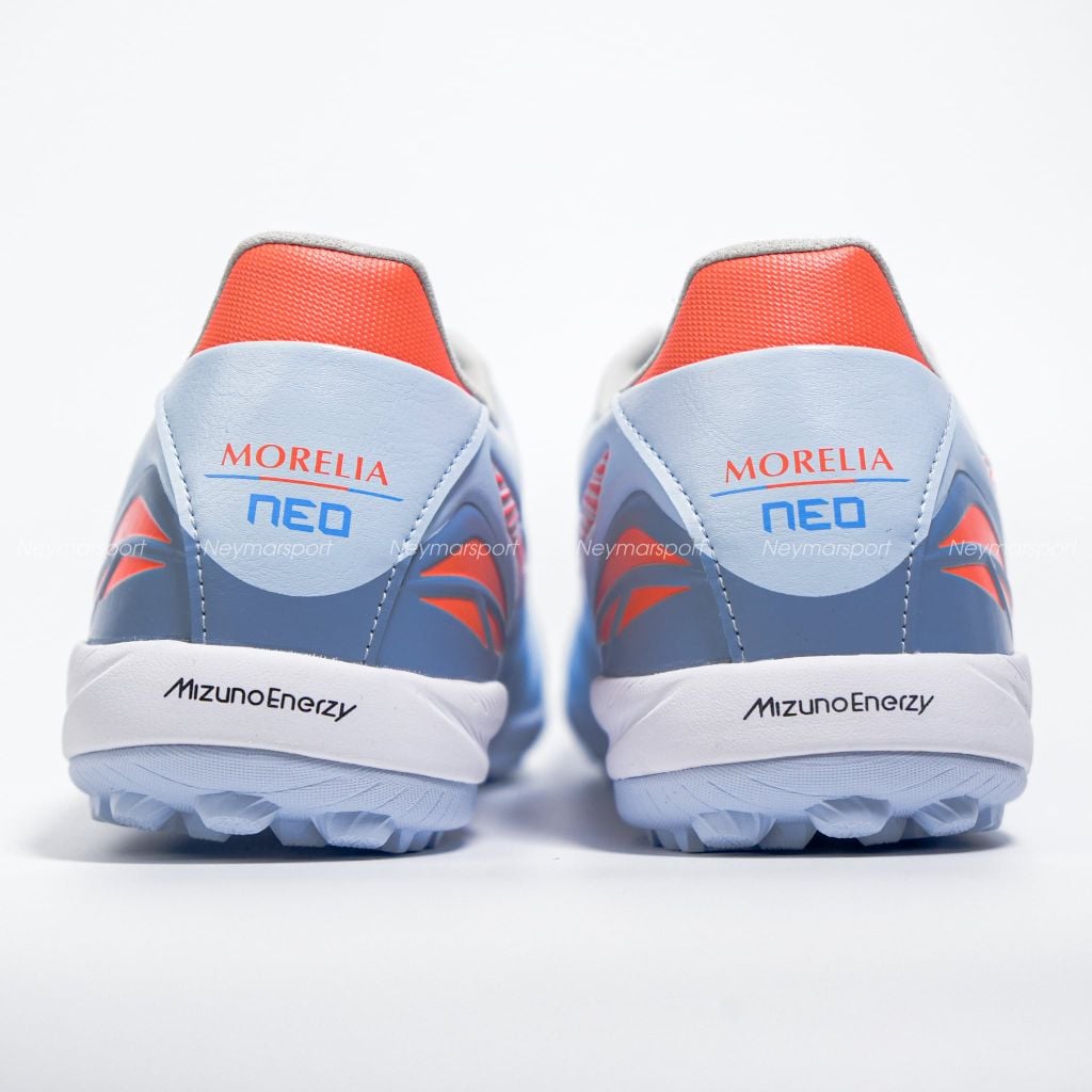 Giày đá bóng cỏ nhân tạo Mizuno Morelia Neo V Pro TF Serene Spark - Blue Finch/Cornflower Blue/Lava Orange P1GD268422