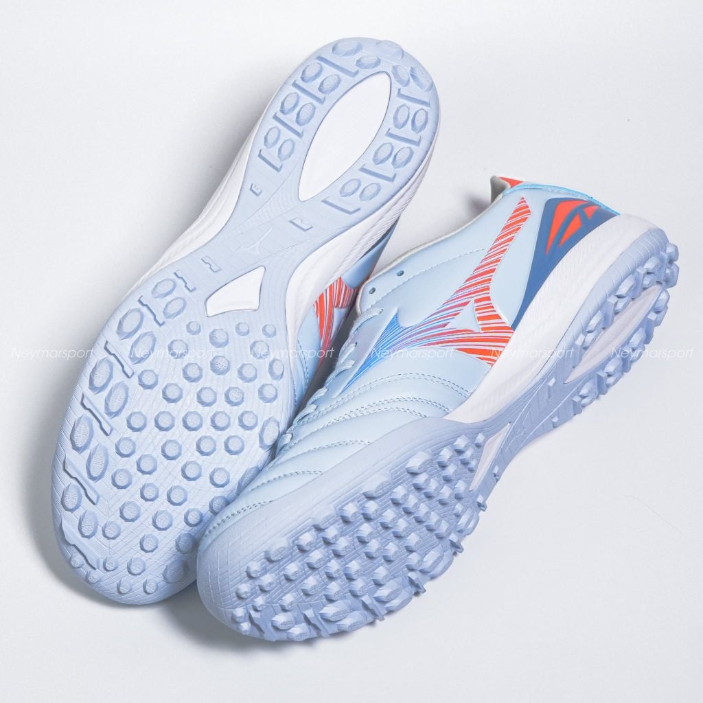 Giày đá bóng cỏ nhân tạo Mizuno Morelia Neo V Pro TF Serene Spark - Blue Finch/Cornflower Blue/Lava Orange P1GD268422