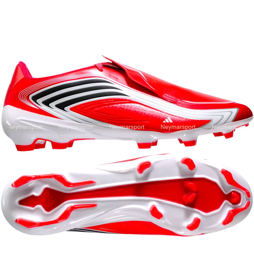 Giày đá bóng cỏ tự nhiên adidas F50 Messi League FG - White/Red/Black IH1901