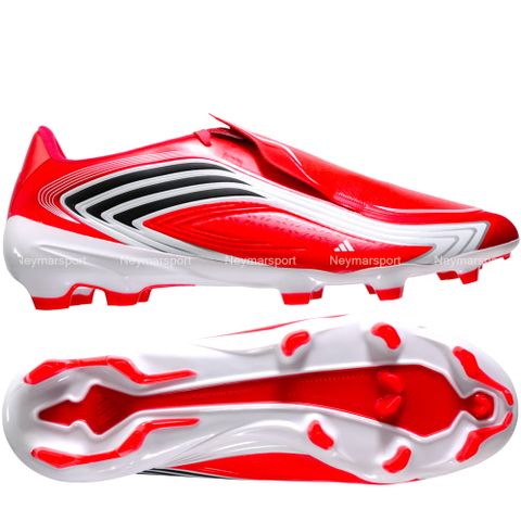 Giày đá bóng cỏ tự nhiên adidas F50 Messi League FG - White/Red/Black IH1901