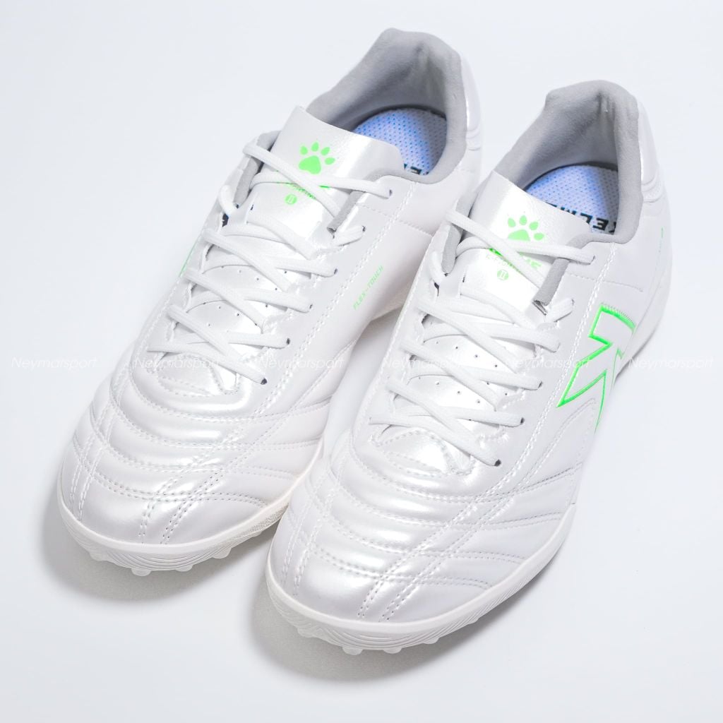 Giày đá bóng cỏ nhân tạo Kelme K-Fighting - White/Fresh Green 8621ZX1474-170