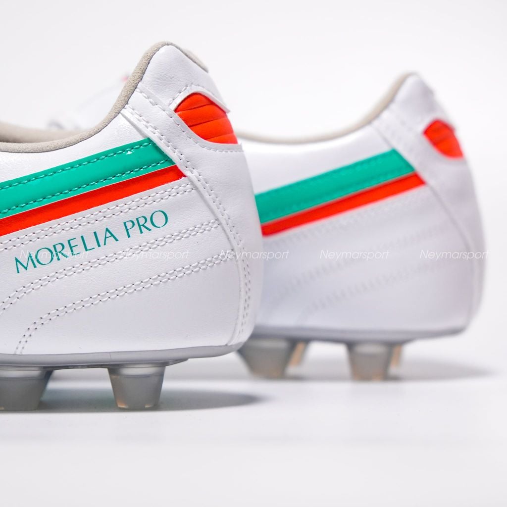 Giày đá bóng cỏ tự nhiên Mizuno Morelia II Pro FG Prism White - White/Arcadia P1GA260635