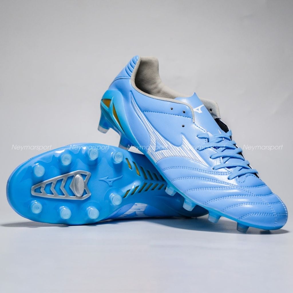 Giày đá bóng cỏ tự nhiên Mizuno Monarcida Neo III PRO FG Unity Sky - Blue/White P1GA262225