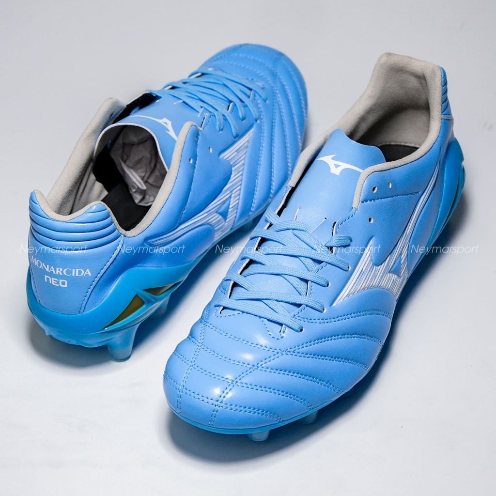 Giày đá bóng cỏ tự nhiên Mizuno Monarcida Neo III PRO FG Unity Sky - Blue/White P1GA262225