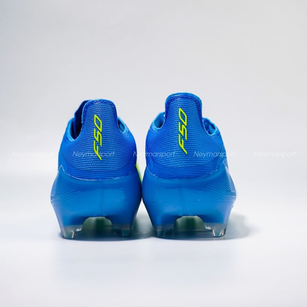 Giày đá bóng cỏ tự nhiên Adidas F50 Elite FG Ice Cold Precision - Lucid Ray Blue/Solar Yellow JR6450