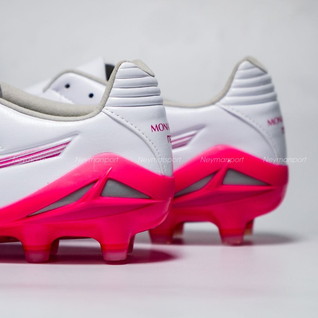 Giày đá bóng cỏ tự nhiên Mizuno Monarcida Neo III Pro FG Blazing Flair - White/Fuchsia Purple P1GA262264