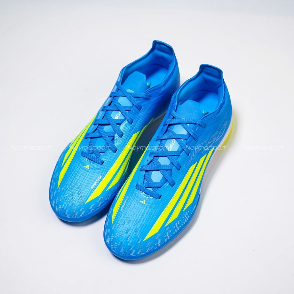Giày đá bóng cỏ nhân tạo Adidas F50 Pro TF Ice Cold Precision - Lucid Ray Blue/Solar Yellow JR8942