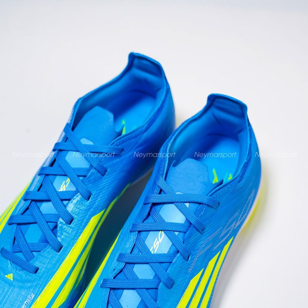 Giày đá bóng cỏ nhân tạo Adidas F50 Pro TF Ice Cold Precision - Lucid Ray Blue/Solar Yellow JR8942