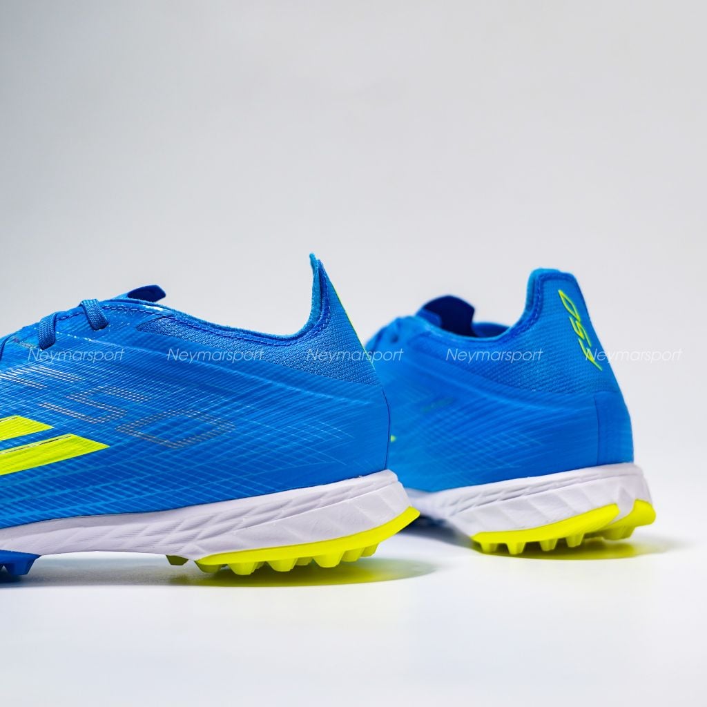 Giày đá bóng cỏ nhân tạo Adidas F50 Pro TF Ice Cold Precision - Lucid Ray Blue/Solar Yellow JR8942