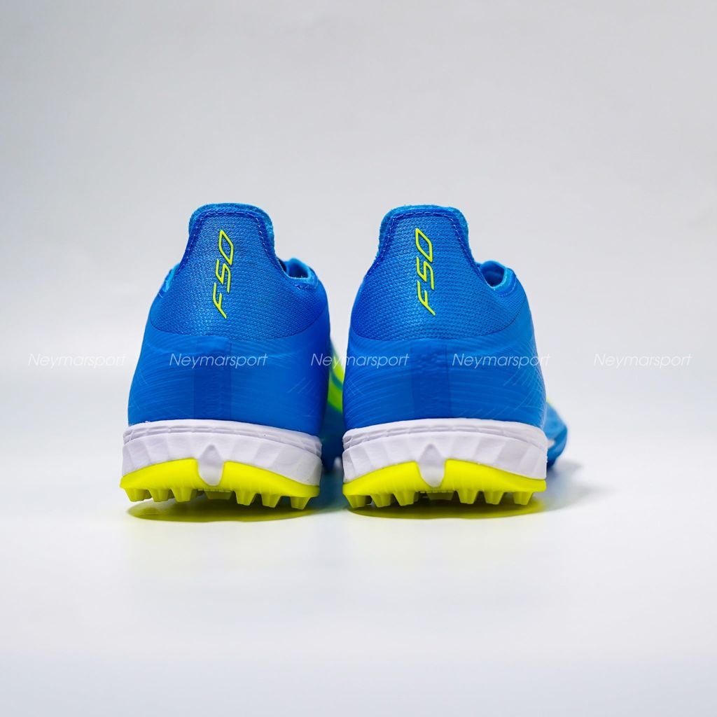 Giày đá bóng cỏ nhân tạo Adidas F50 Pro TF Ice Cold Precision - Lucid Ray Blue/Solar Yellow JR8942