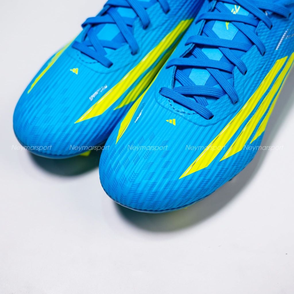 Giày đá bóng cỏ tự nhiên Adidas F50 League FG Ice Cold Precision - Lucid Ray Blue/Solar Yellow JR8992