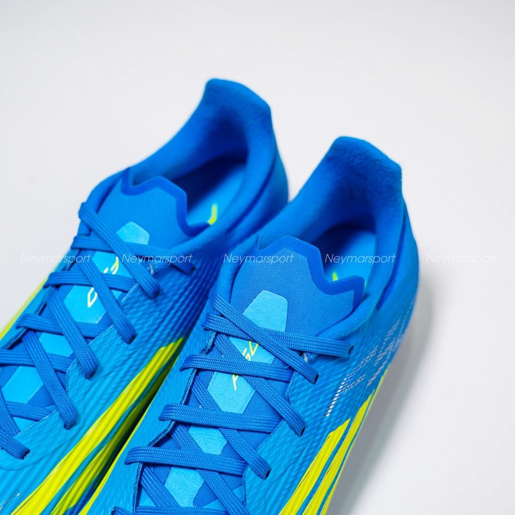 Giày đá bóng cỏ tự nhiên Adidas F50 League FG Ice Cold Precision - Lucid Ray Blue/Solar Yellow JR8992