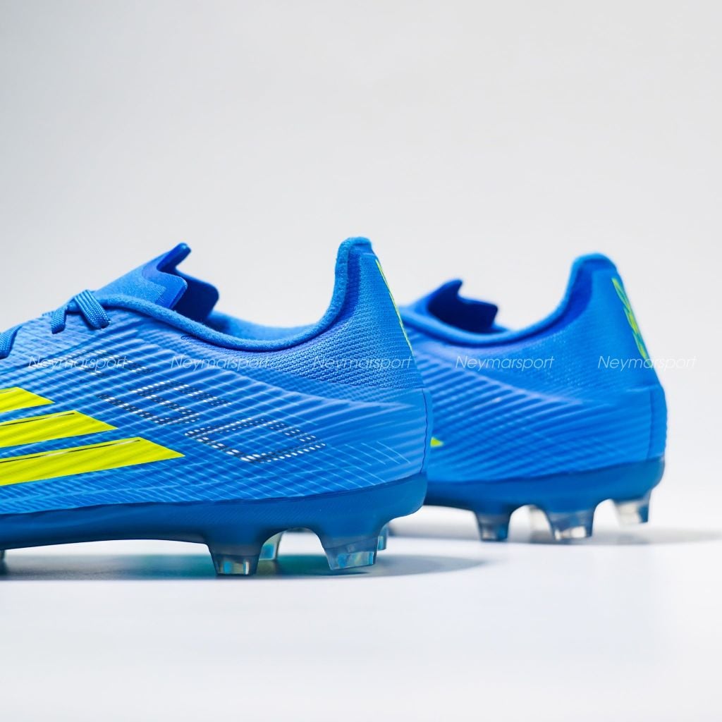 Giày đá bóng cỏ tự nhiên Adidas F50 League FG Ice Cold Precision - Lucid Ray Blue/Solar Yellow JR8992