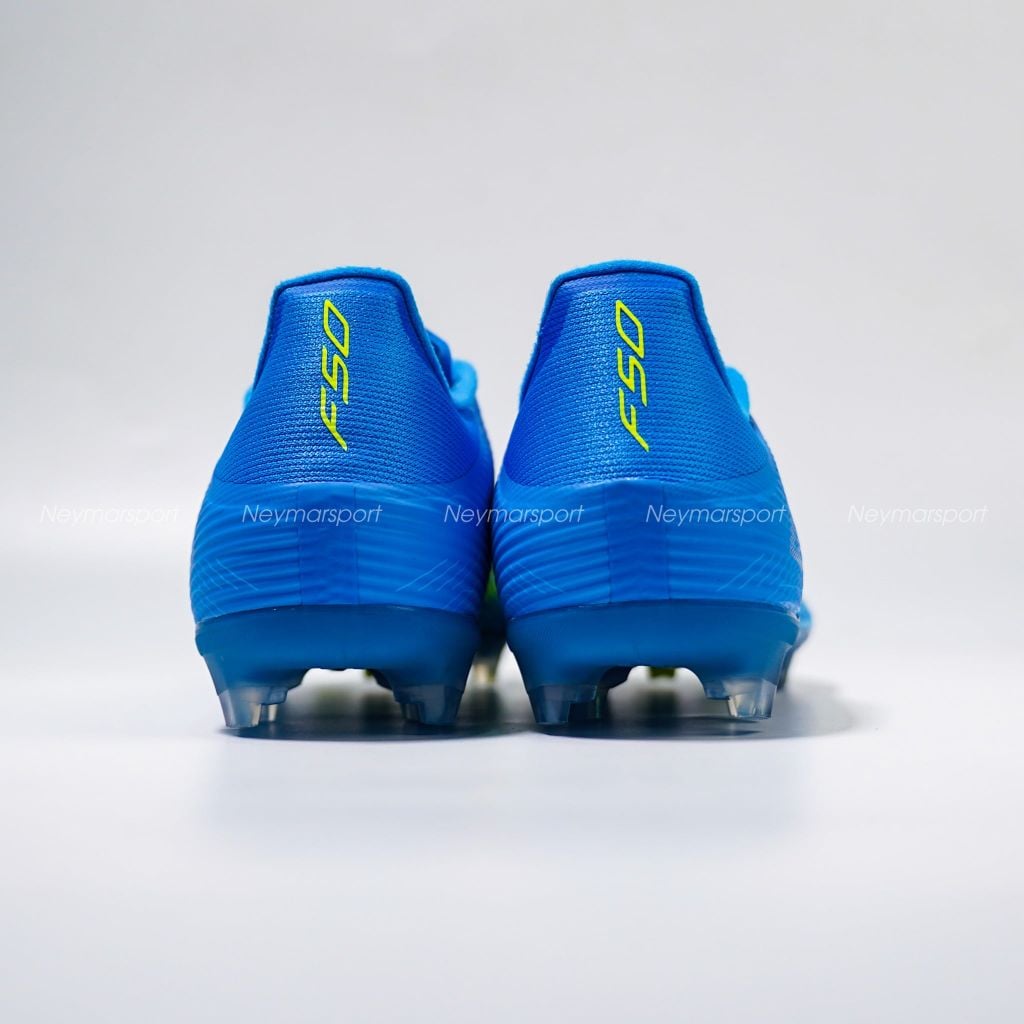 Giày đá bóng cỏ tự nhiên Adidas F50 League FG Ice Cold Precision - Lucid Ray Blue/Solar Yellow JR8992