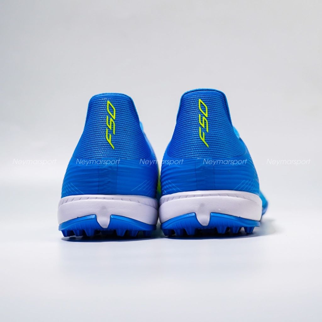 Giày đá bóng cỏ nhân tạo Adidas F50 League TF Ice Cold Precision - Lucid Ray Blue/Solar Yellow JR8975