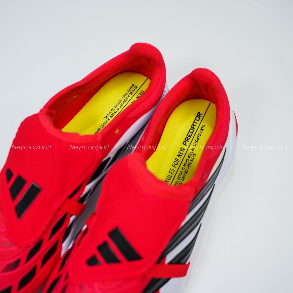 Giày đá bóng cỏ tự nhiên adidas Predator League Fold-over Tongue FG Born For Goals - Lucid Red/Core Black/Footwear White JS0422