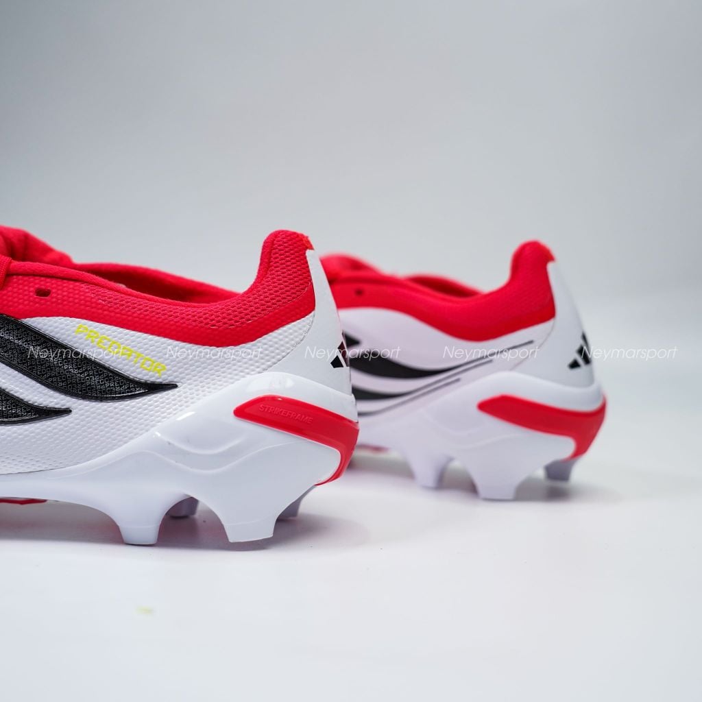 Giày đá bóng cỏ tự nhiên adidas Predator League Fold-over Tongue FG Born For Goals - Lucid Red/Core Black/Footwear White JS0422