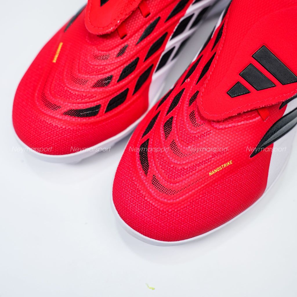 Giày đá bóng cỏ nhân tạo adidas Predator League Fold-over Tongue TF Born For Goals - Lucid Red/Core Black/Footwear White JR7873
