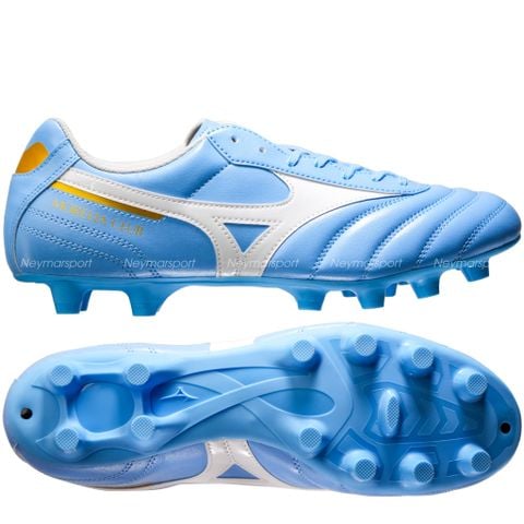 Giày đá bóng cỏ tự nhiên Mizuno Morelia II Club FG Unity Sky - Sky Blue/White P1GA260825