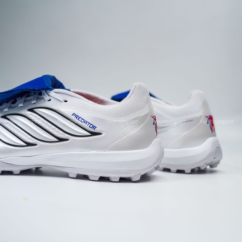 Giày đá bóng cỏ nhân tạo adidas Predator League Fold-over Tongue TF Jude Bellingham - White/Sliver JS4853