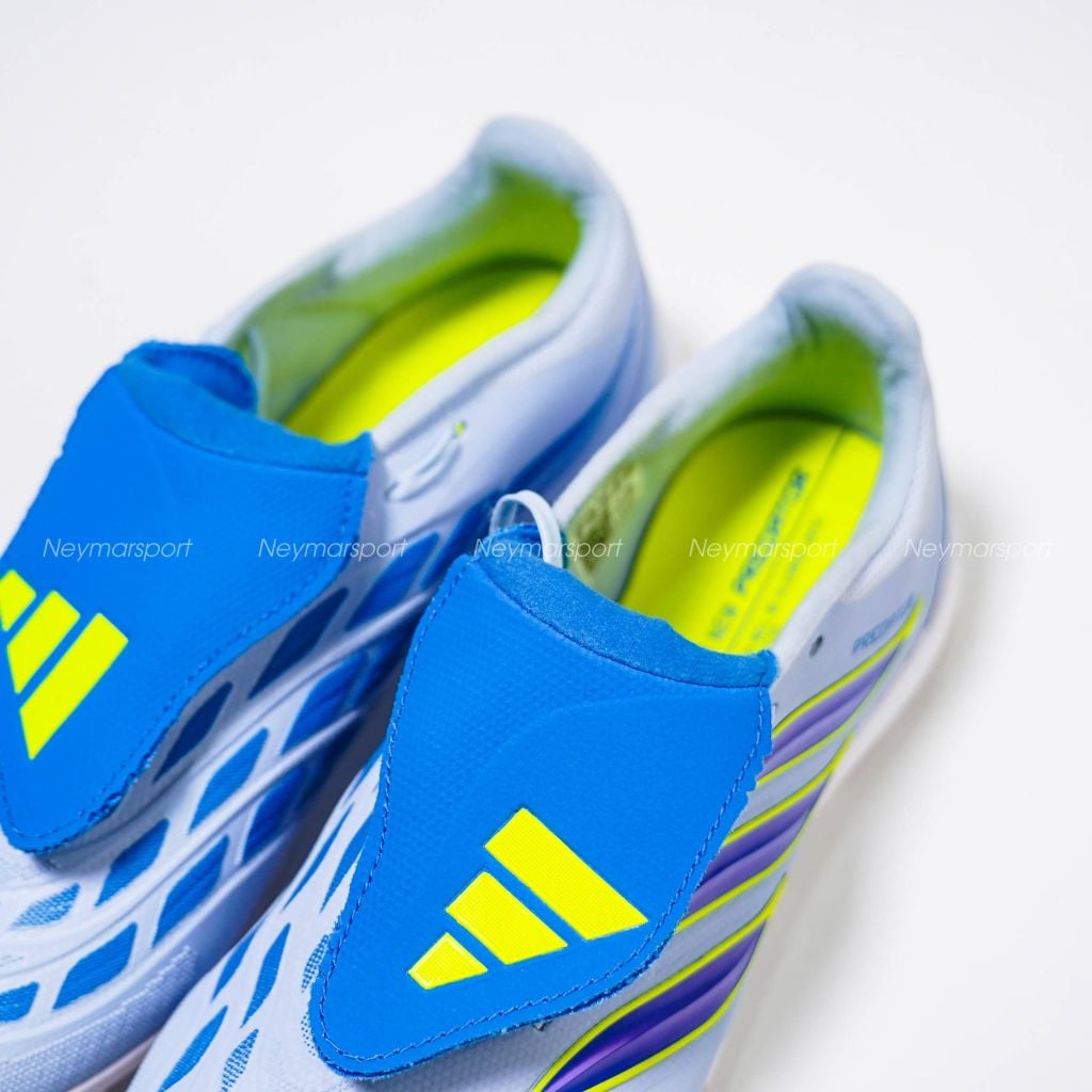 Giày đá bóng cỏ nhân tạo adidas Predator League Fold-over Tongue TF Ice Cold Precision - Crystal Sky/ Ray Blue JR7874