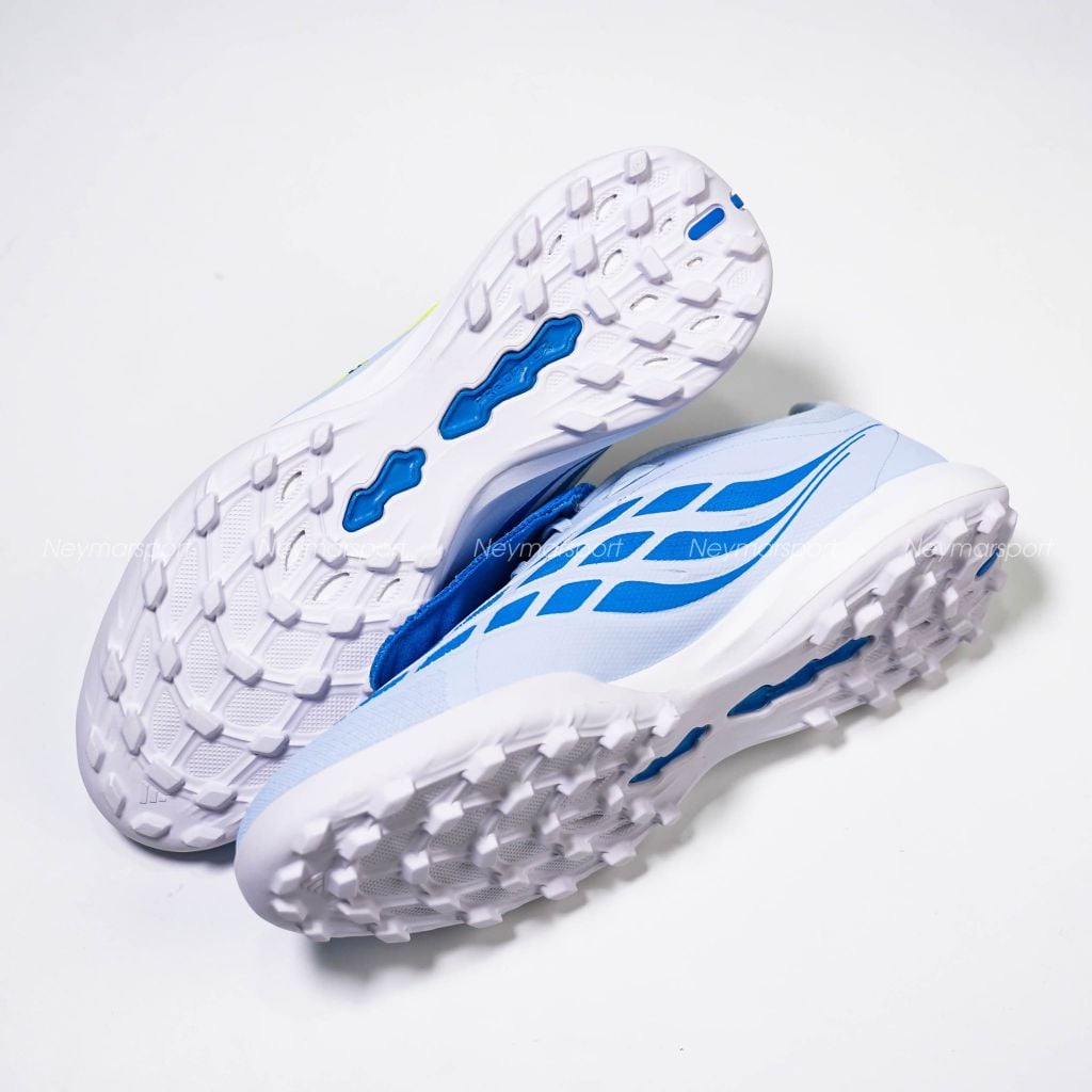 Giày đá bóng cỏ nhân tạo adidas Predator League Fold-over Tongue TF Ice Cold Precision - Crystal Sky/ Ray Blue JR7874