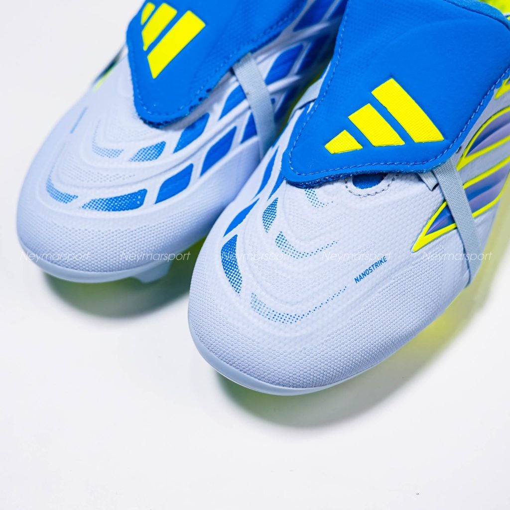 Giày đá bóng cỏ tự nhiên adidas Predator League Fold-over Tongue FG Ice Cold Precision - Crystal Sky/ Ray Blue JS0423