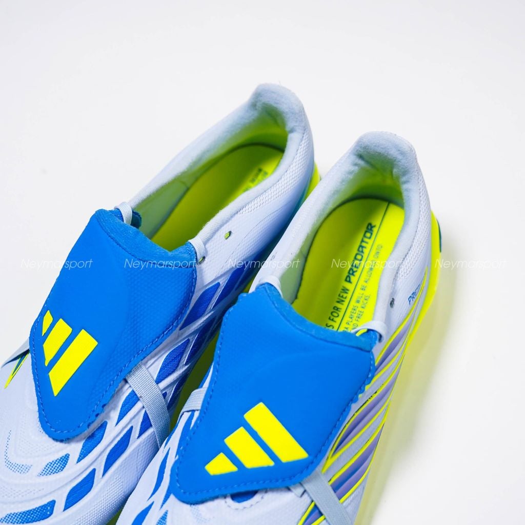 Giày đá bóng cỏ tự nhiên adidas Predator League Fold-over Tongue FG Ice Cold Precision - Crystal Sky/ Ray Blue JS0423