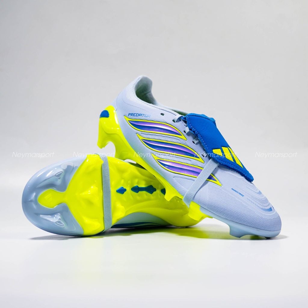 Giày đá bóng cỏ tự nhiên adidas Predator League Fold-over Tongue FG Ice Cold Precision - Crystal Sky/ Ray Blue JS0423