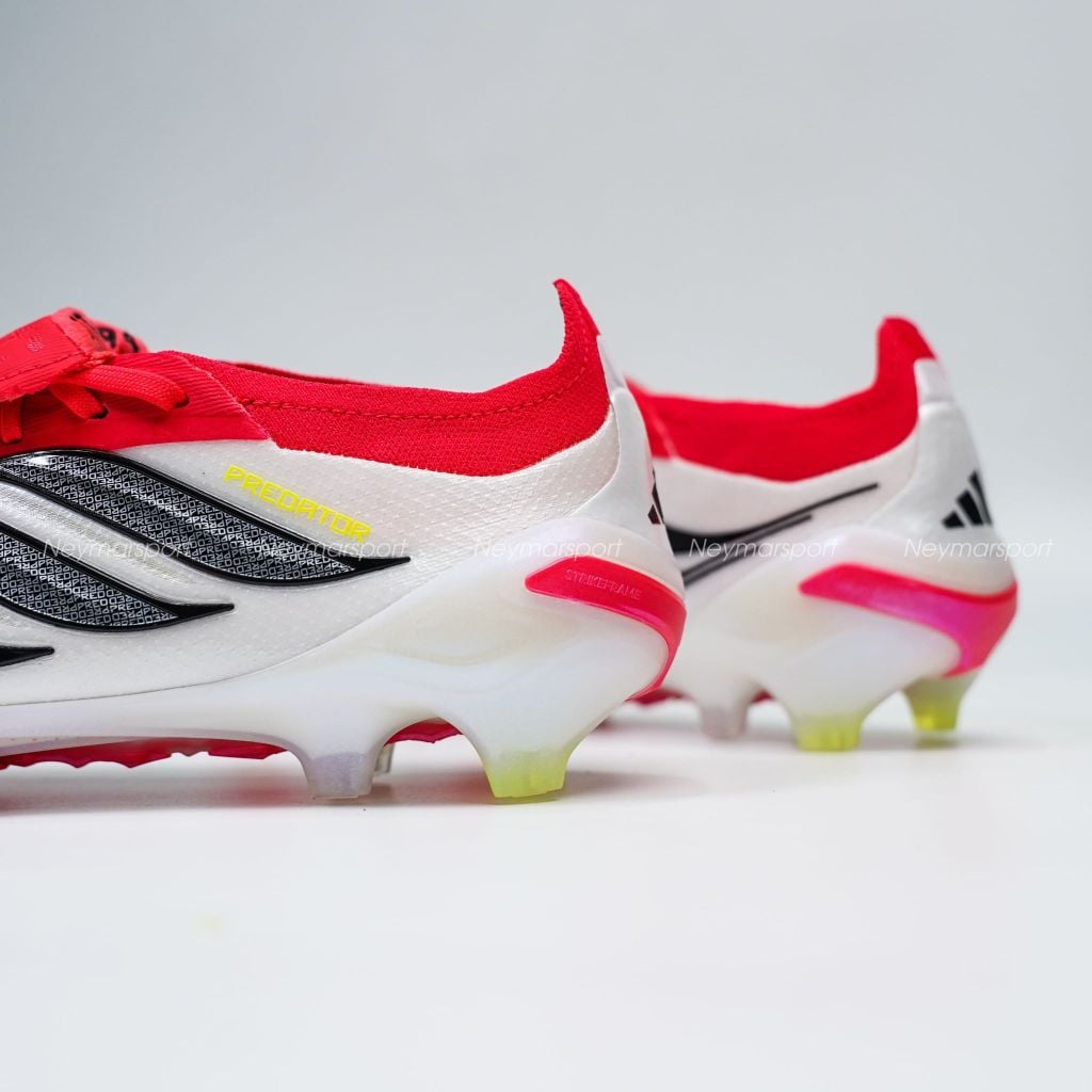 Giày đá bóng cỏ tự nhiên adidas Predator Elite Fold-over Tongue FG Born For Goals - Lucid Red/Core Black/Footwear White JS0380