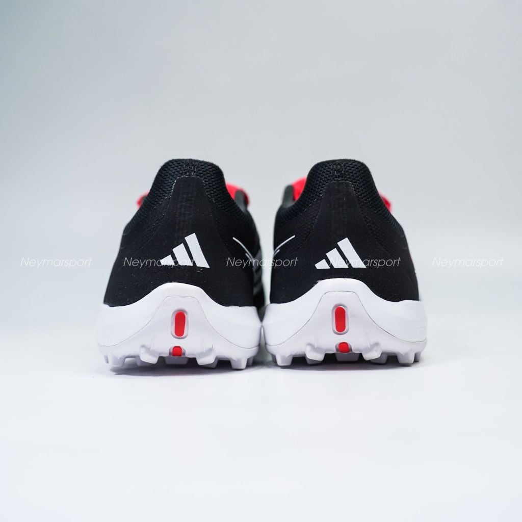 Giày đá bóng cỏ nhân tạo adidas Predator League Fold-over Tongue TF Immortal DNA - Iron Metal/Footwear White/Lucid Red JR5029