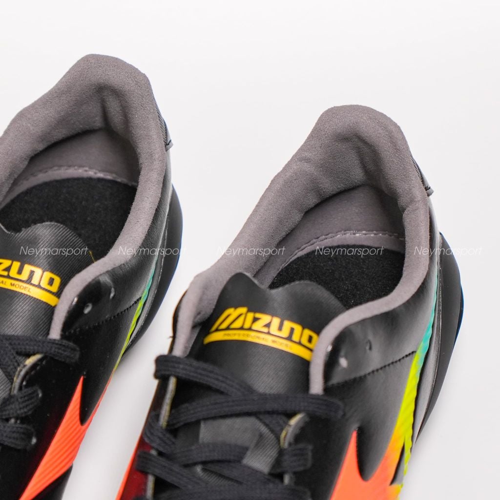 Giày đá bóng cỏ tự nhiên Mizuno Morelia Neo V Pro FG Bright Black - Black/Lava Orange/Arcadia P1GA268400