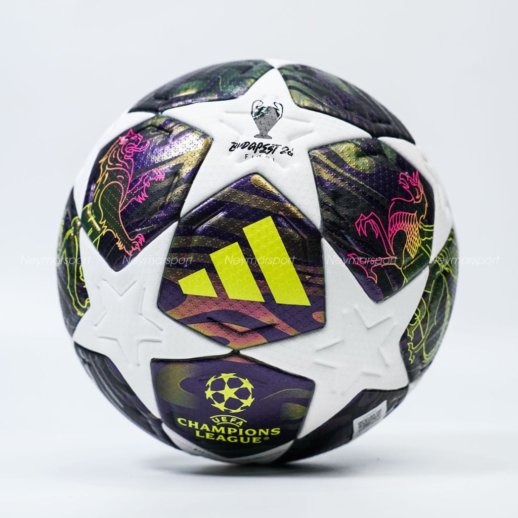 Quả bóng đá adidas Football Champions League Final 2025/26 Puskás Aréna Match Ball - Purple/White JX9077