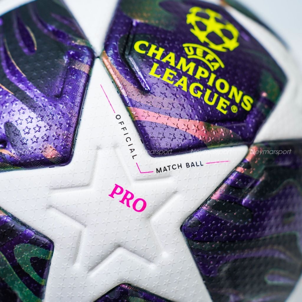 Quả bóng đá adidas Football Champions League Final 2025/26 Puskás Aréna Match Ball - Purple/White JX9077