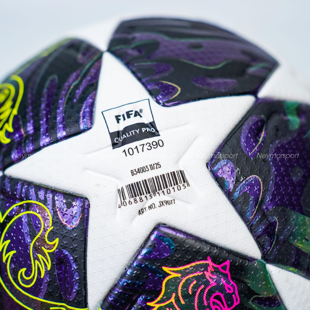 Quả bóng đá adidas Football Champions League Final 2025/26 Puskás Aréna Match Ball - Purple/White JX9077
