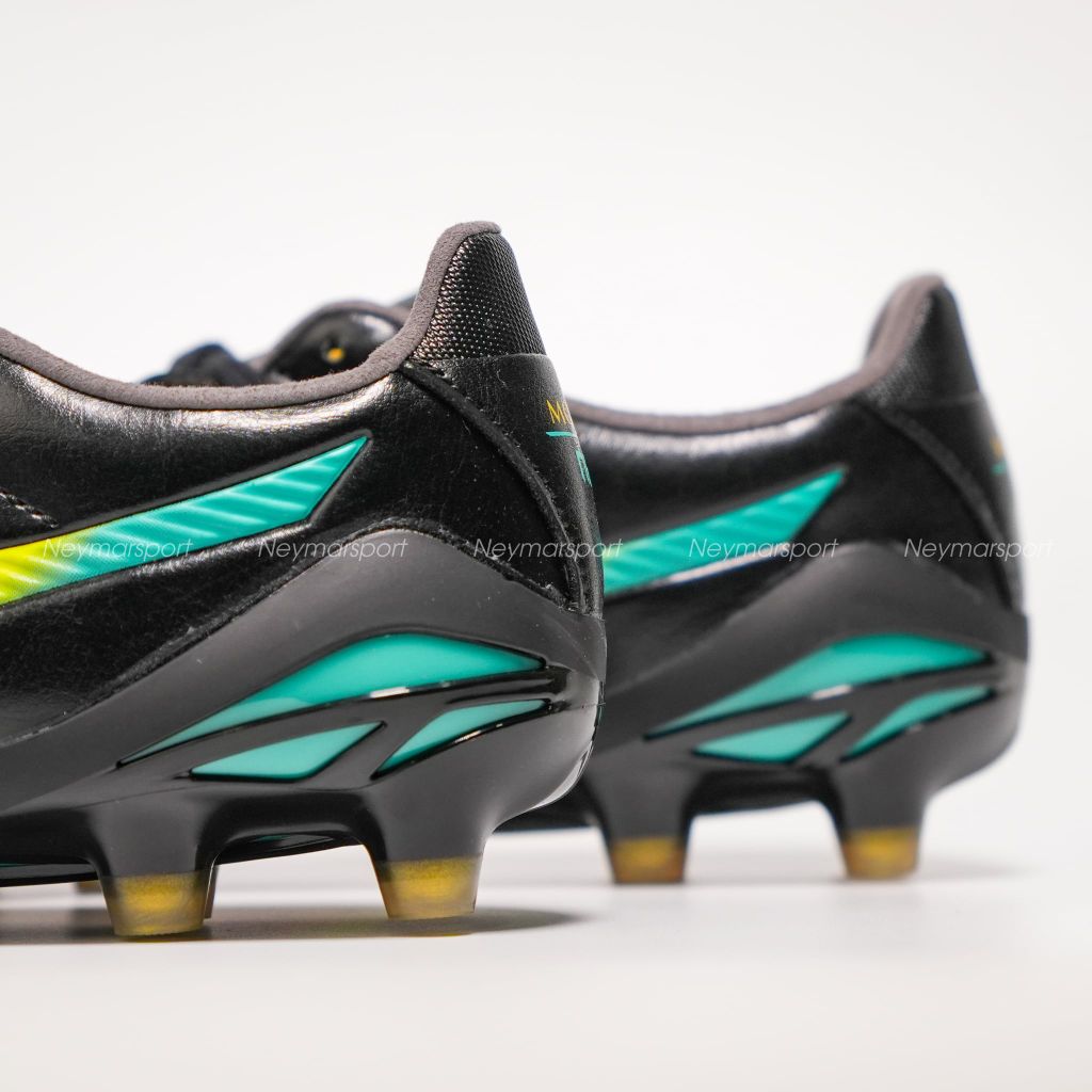 Giày đá bóng cỏ tự nhiên Mizuno Morelia Neo V Pro FG Bright Black - Black/Lava Orange/Arcadia P1GA268400