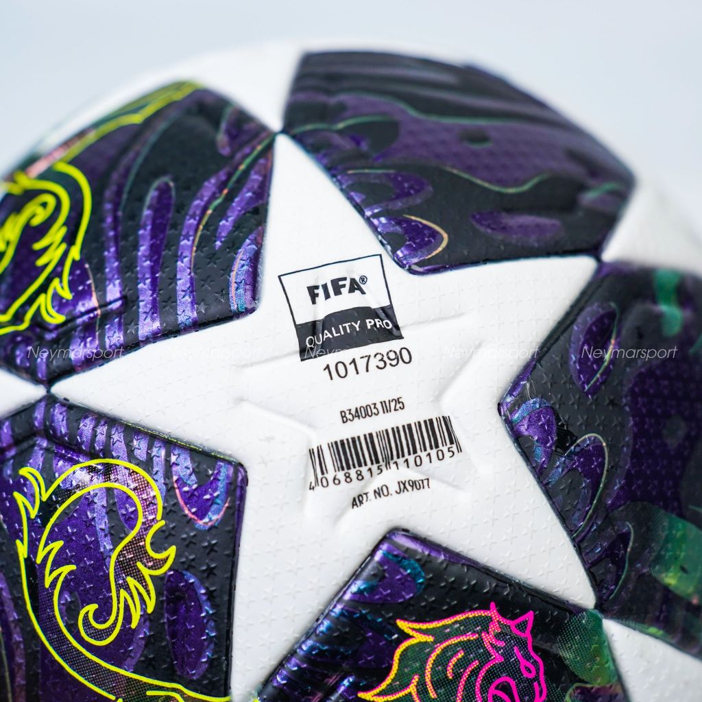 Quả bóng đá adidas Football Champions League Final 2025/26 Puskás Aréna Match Ball - Purple/White JX9077