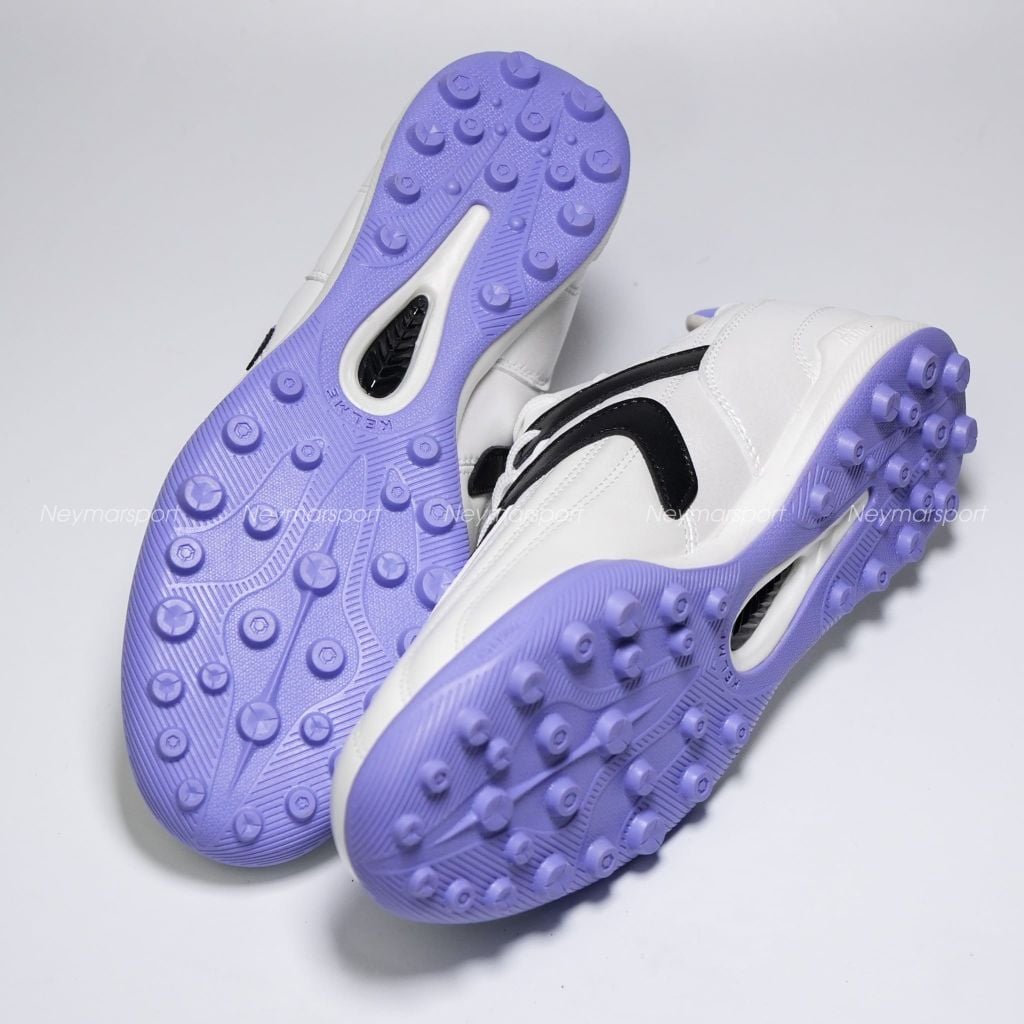 Giày đá bóng cỏ nhân tạo Kelme Blue Ribbon TF - White/Purple 8621ZX1451-118