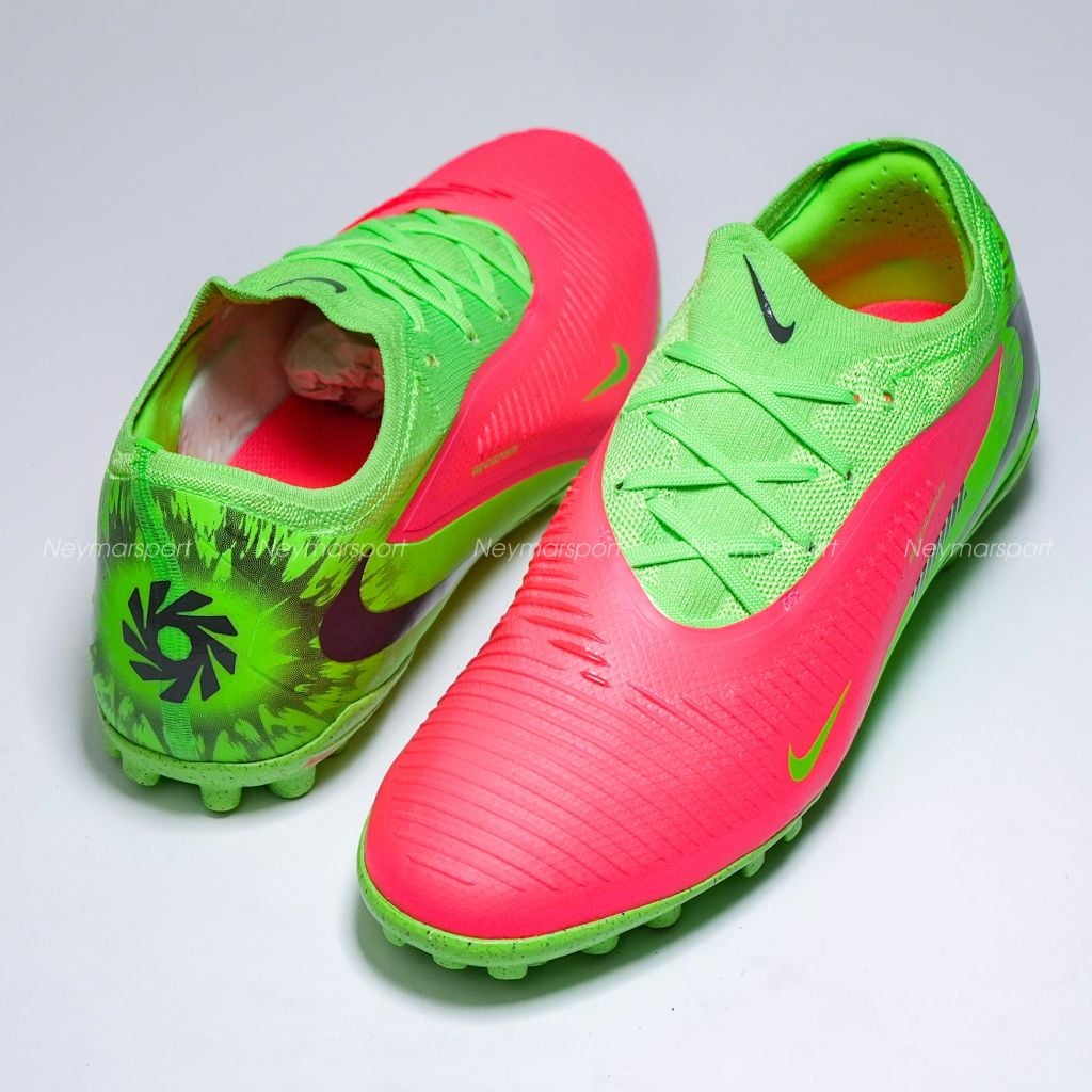 Giày đá bóng cỏ nhân tạo Nike Phantom 6 Pro Low Cut TF Erling Haaland Personal Edition - Hot Punch/Black/Green Strike IH1788-603