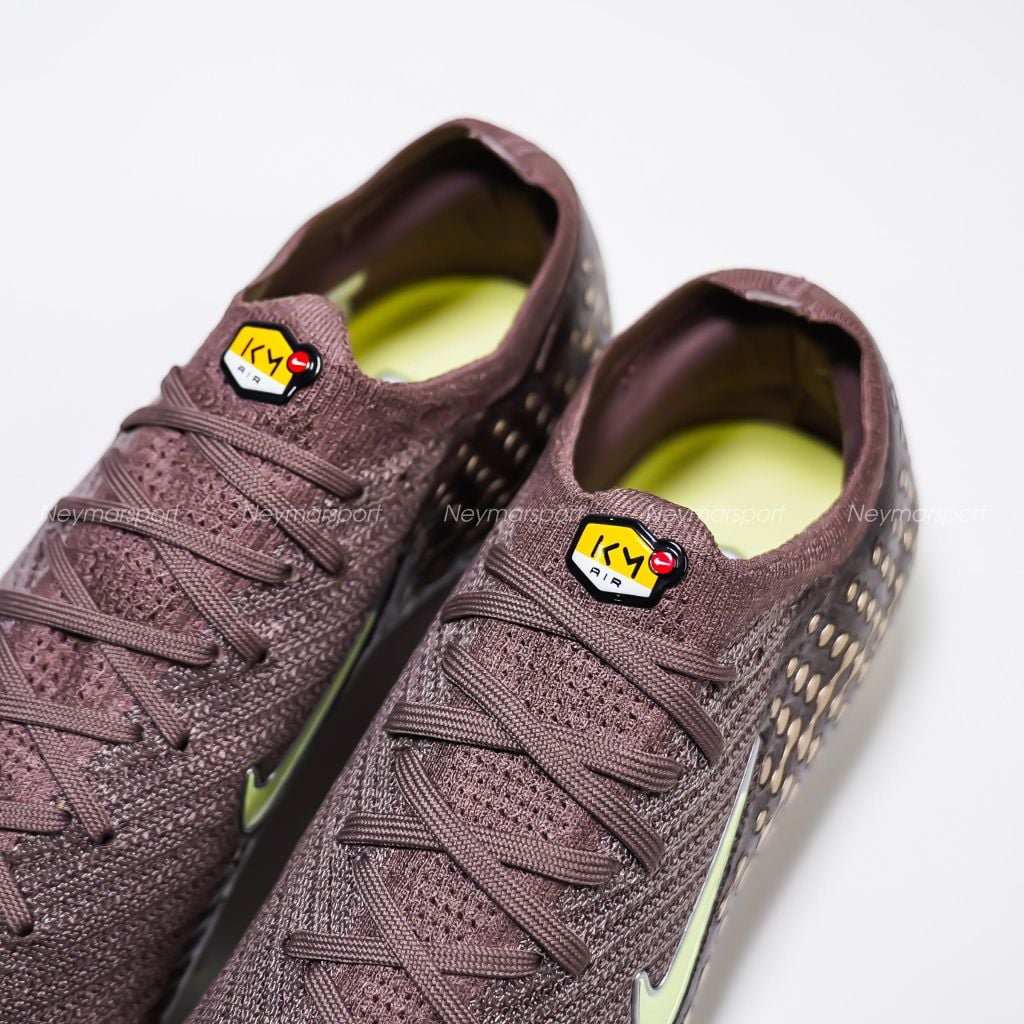Giày đá bóng cỏ tự nhiên Nike Air Zoom Mercurial Vapor 16 Elite FG Mbappé Personal Edition - Plum Eclipse/Metallic Silver FQ8683-200