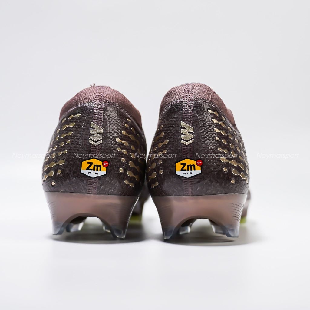 Giày đá bóng cỏ tự nhiên Nike Air Zoom Mercurial Vapor 16 Elite FG Mbappé Personal Edition - Plum Eclipse/Metallic Silver FQ8683-200