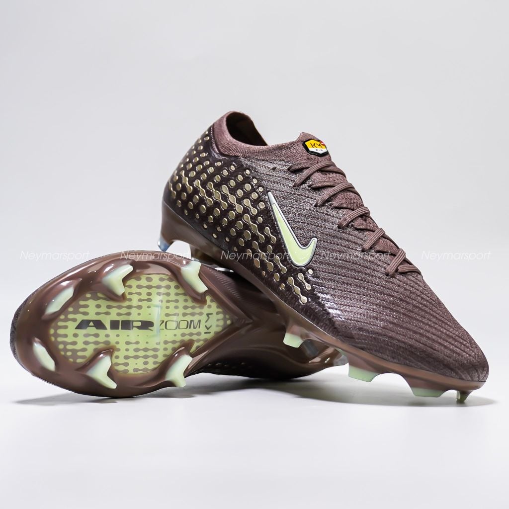 Giày đá bóng cỏ tự nhiên Nike Air Zoom Mercurial Vapor 16 Elite FG Mbappé Personal Edition - Plum Eclipse/Metallic Silver FQ8683-200