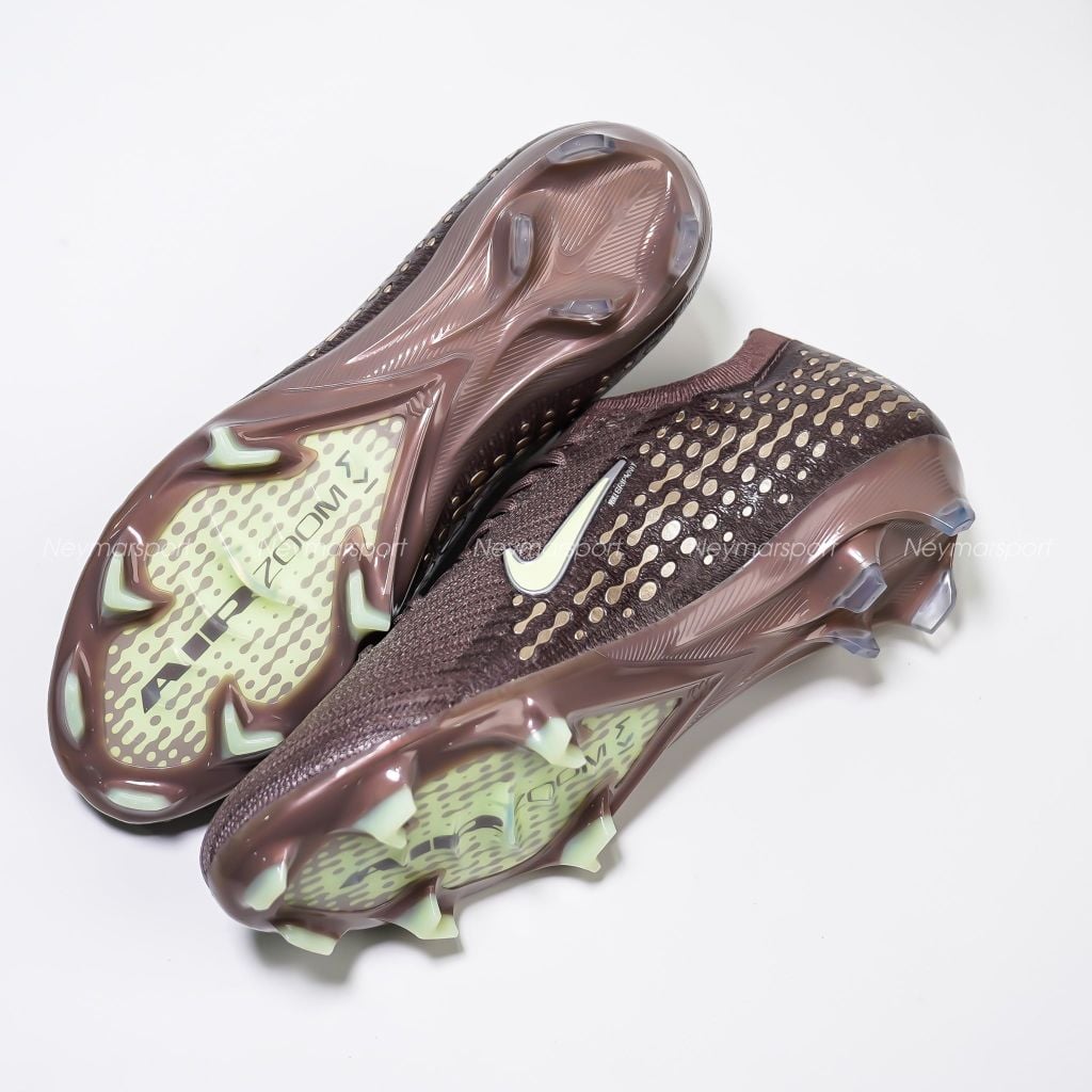 Giày đá bóng cỏ tự nhiên Nike Air Zoom Mercurial Vapor 16 Elite FG Mbappé Personal Edition - Plum Eclipse/Metallic Silver FQ8683-200