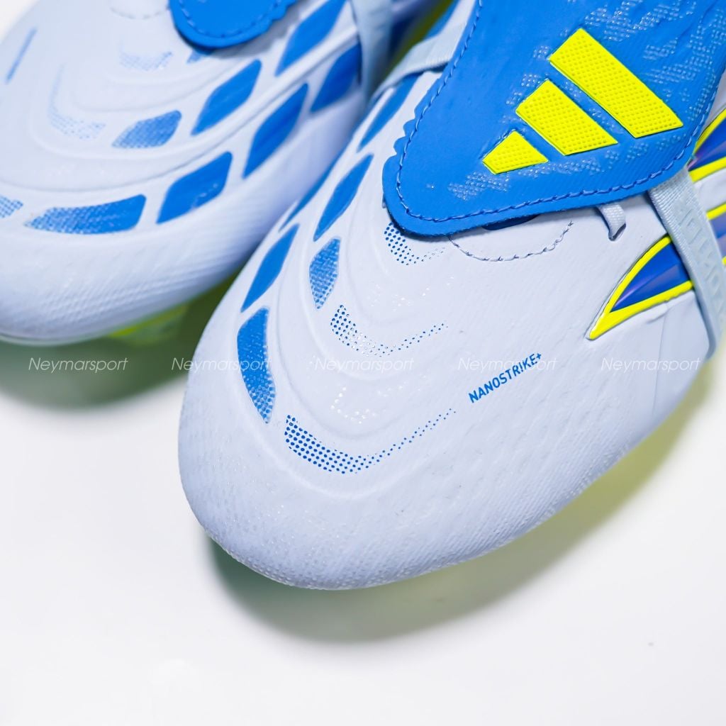 Giày đá bóng cỏ tự nhiên Adidas Predator Elite Fold-over Tongue FG Ice Cold Precision - Crystal Sky/ Ray Blue JS0378
