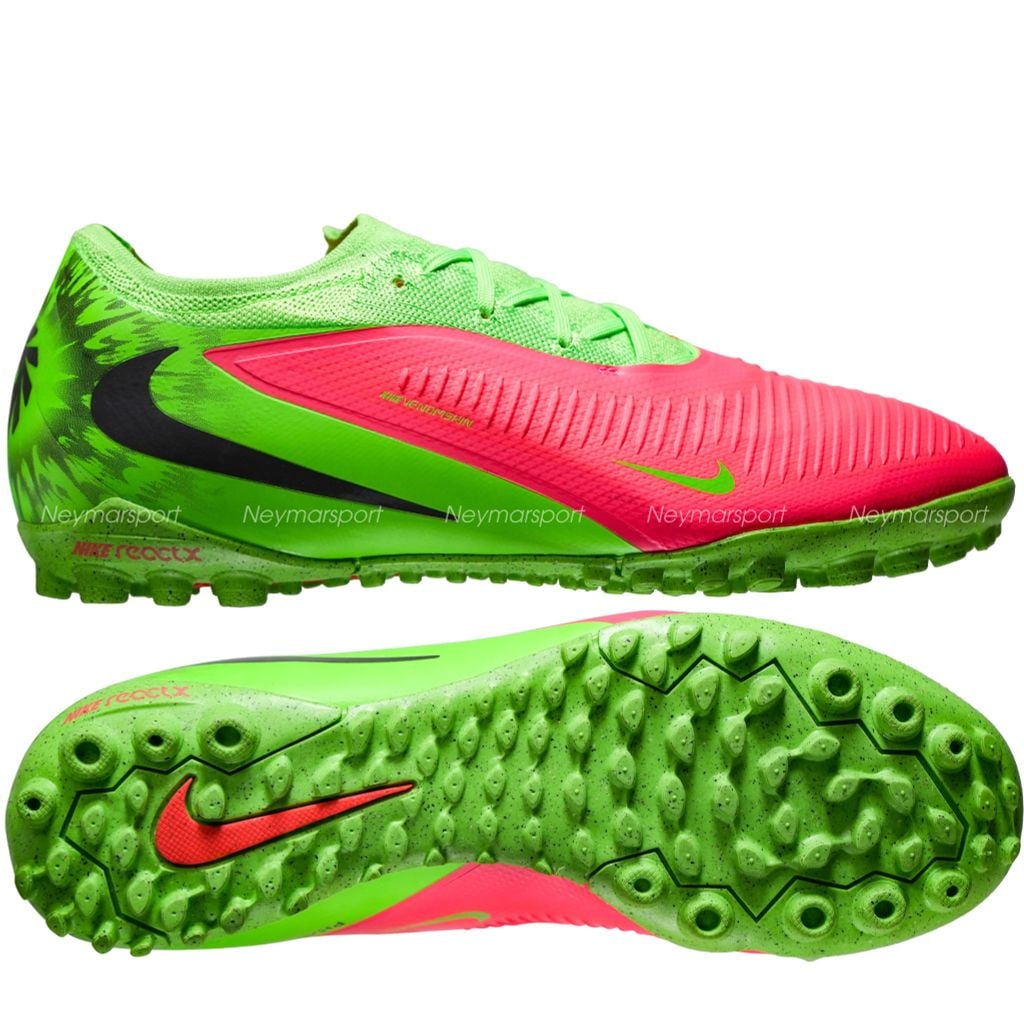 Giày đá bóng cỏ nhân tạo Nike Phantom 6 Pro Low Cut TF Erling Haaland Personal Edition - Hot Punch/Black/Green Strike IH1788-603