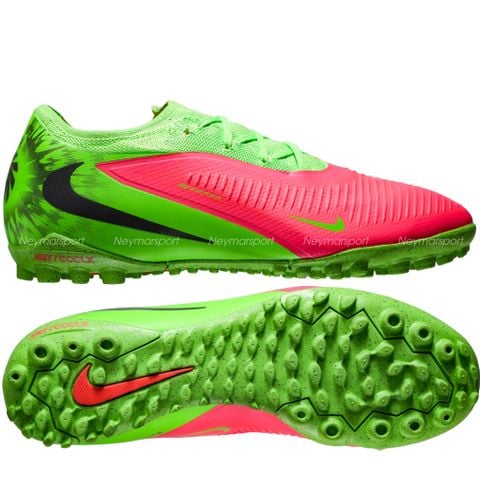 Giày đá bóng cỏ nhân tạo Nike Phantom 6 Pro Low Cut TF Erling Haaland Personal Edition - Hot Punch/Black/Green Strike IH1788-603