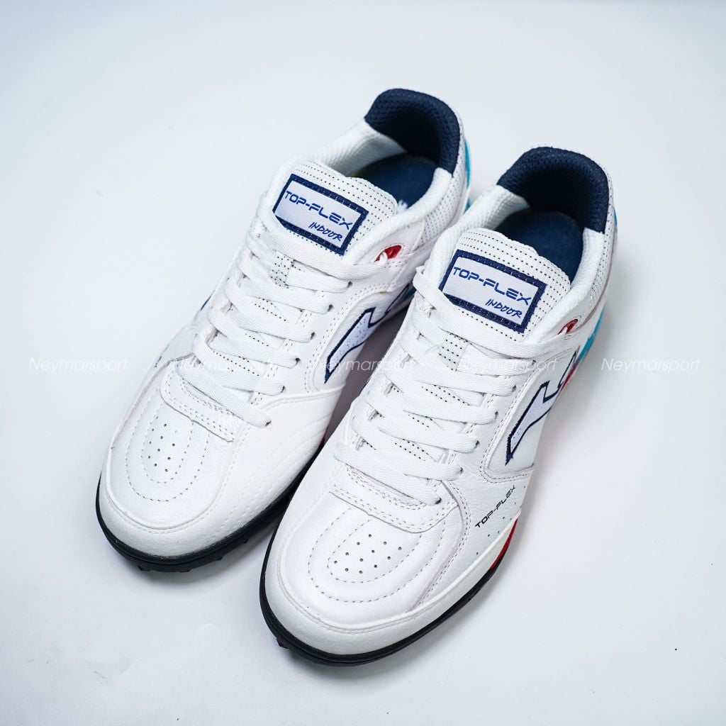 Giày đá bóng Cỏ nhân tạo Joma Top Flex Rebound 2602 TF - White/Black TORS2602TF