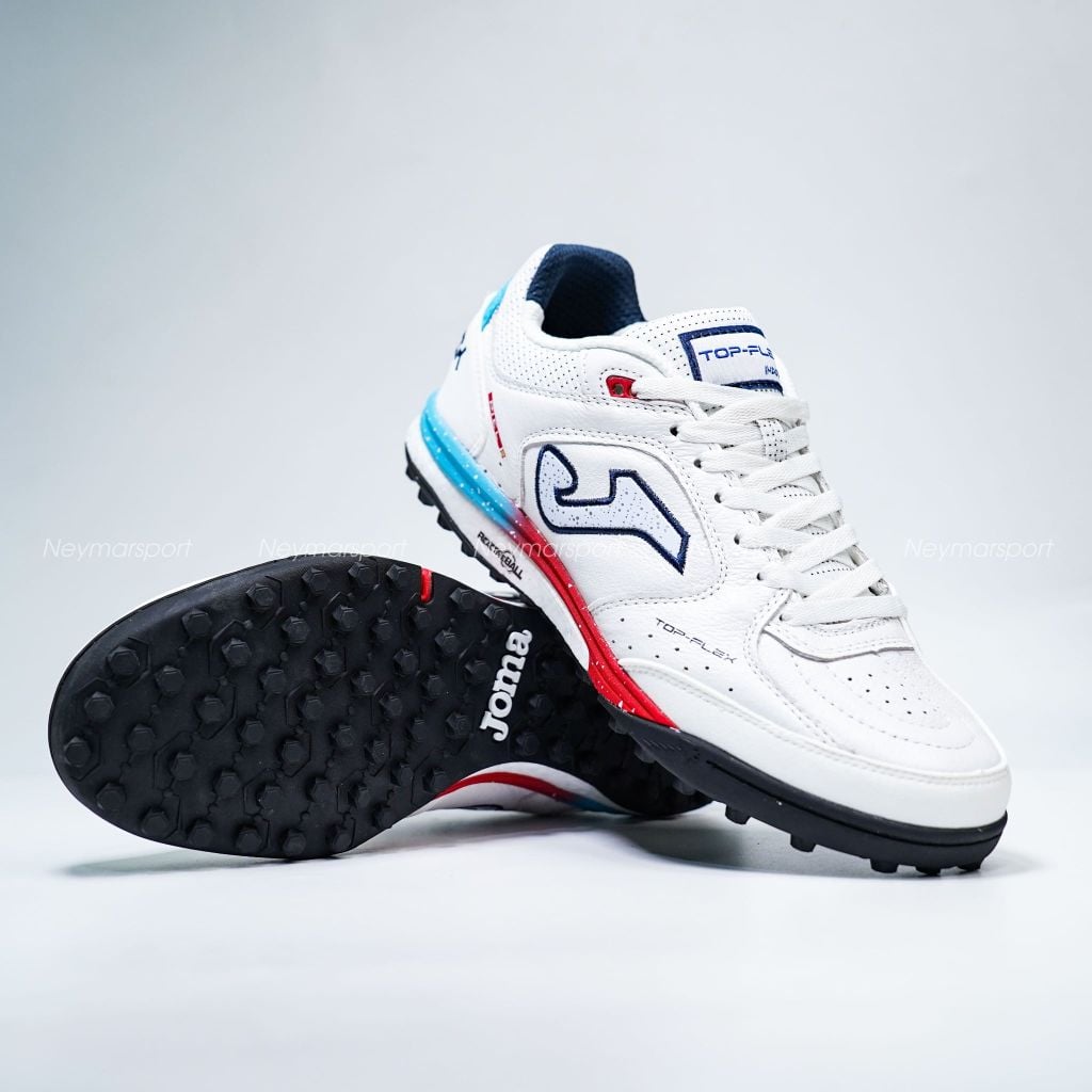 Giày đá bóng Cỏ nhân tạo Joma Top Flex Rebound 2602 TF - White/Black TORS2602TF