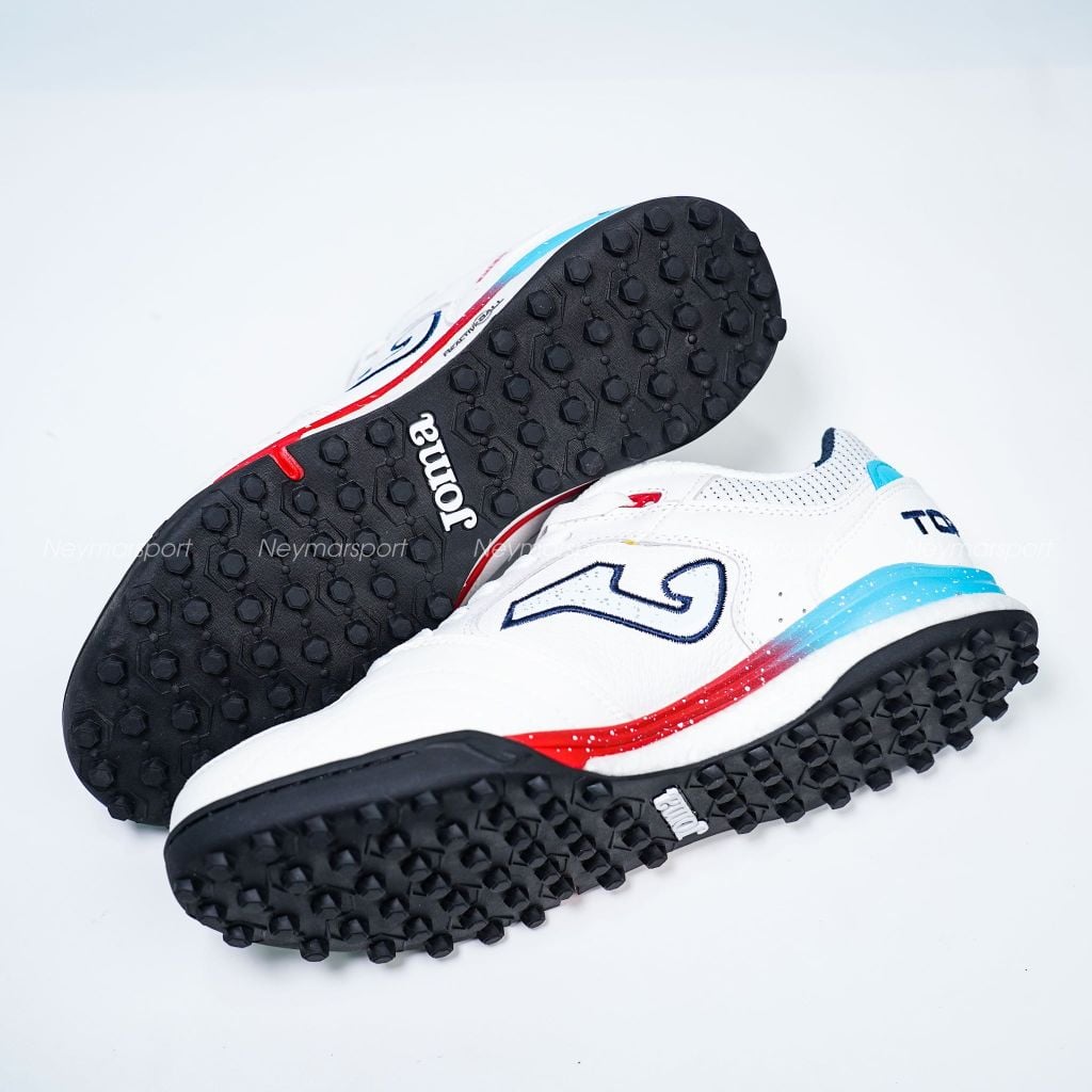 Giày đá bóng Cỏ nhân tạo Joma Top Flex Rebound 2602 TF - White/Black TORS2602TF